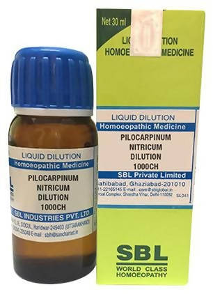 SBL Homeopathy Pilocarpinum Nitricum Dilution | Swadesiicart