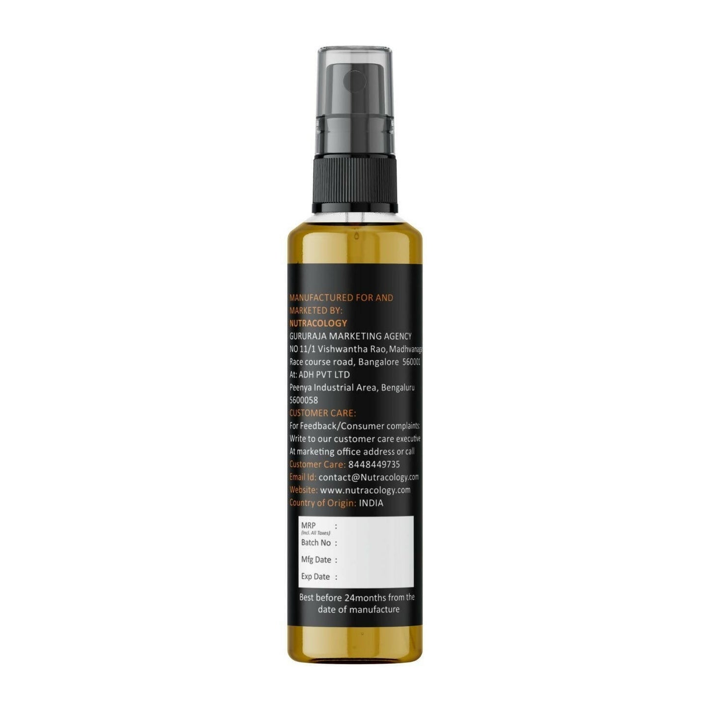 Nutracology Erekt Oil for Strength & Power - Men | Swadesiicart