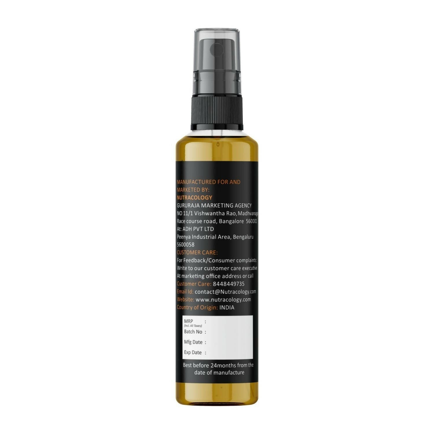 Nutracology Erekt Oil for Strength & Power - Men | Swadesiicart
