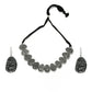Mominos Fashion Johar Kamal Oxidised Silver-Plated Brass Finish Choker For Women | Swadesiicart