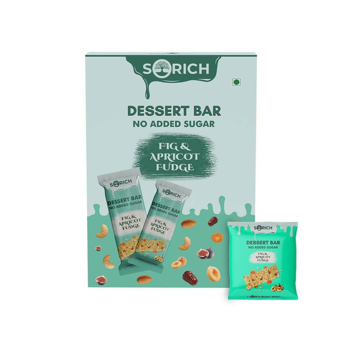Sorich Organics Dessert Protein Mini Bars Fig & Apricot | Swadesiicart