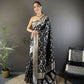 Joban Fashion Black Meenakari Banarasi Silk Sarees | Swadesiicart