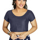 Aastha Fashion Women's Navy Blue Art Silk Designer Festive Wear Readymade Blouse