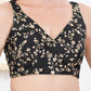 Joban Fashion Black Mulberry Silk Sleeveless Back Open Blouse - Swadesiicart