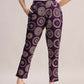 Aavyora Women's Purple Abstract Printed Pure Cotton Co-ord Set - Swadesiicart