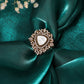 Ruby Raang Festive Gold Polished White Kundan Ring | Swadesiicart