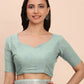 Shree Shyam Fashion Linen Cotton Sea Green Saree
