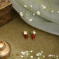 Ruby Raang Red Carnelian Kundan Studs | Swadesiicart