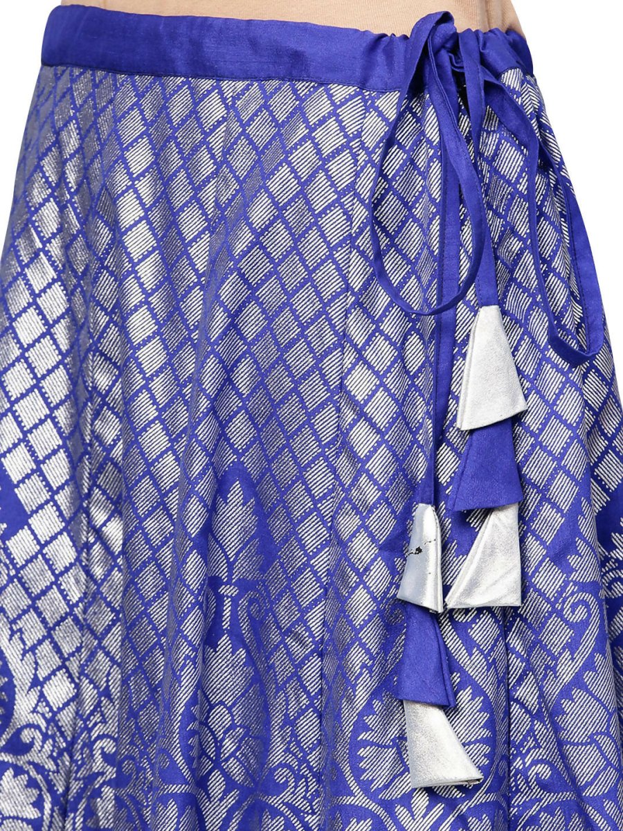 Ahalyaa Women's Traditional Wea Co-ods - White - Swadesiicart