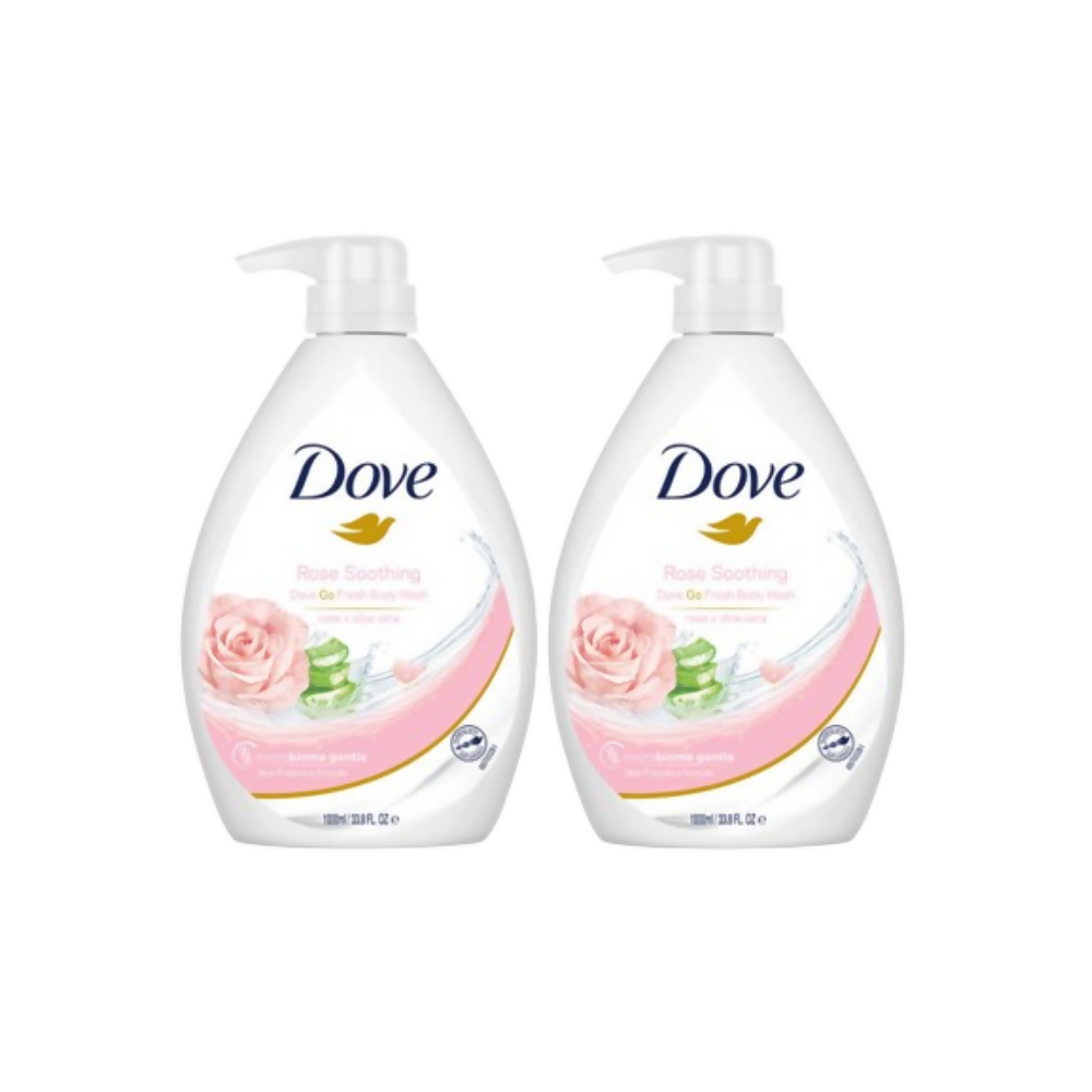 Dove Body Wash- Soothing Rose & Aloe Vera Body - Swadesiicart