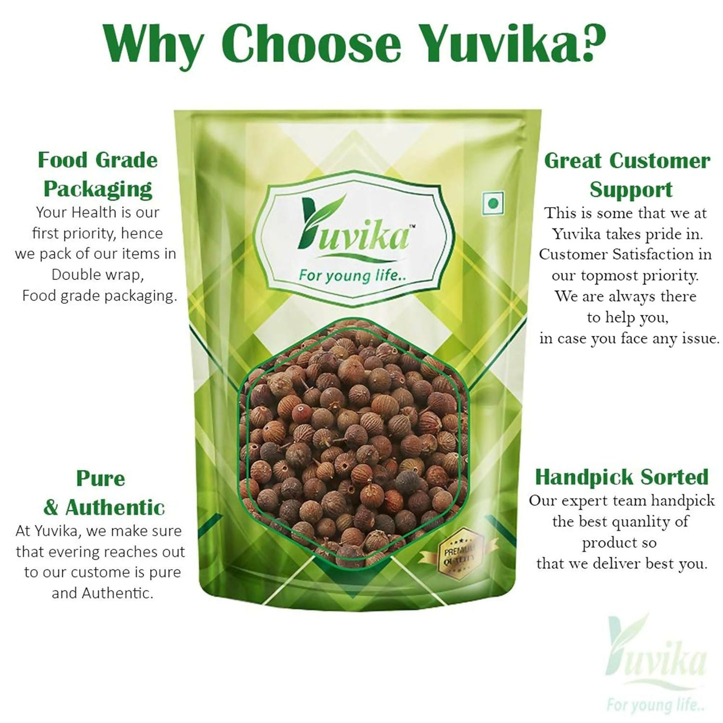 Yuvika Baibadang - Vaivadang Black - Embelia Ribes - False Black Pepper | Swadesiicart