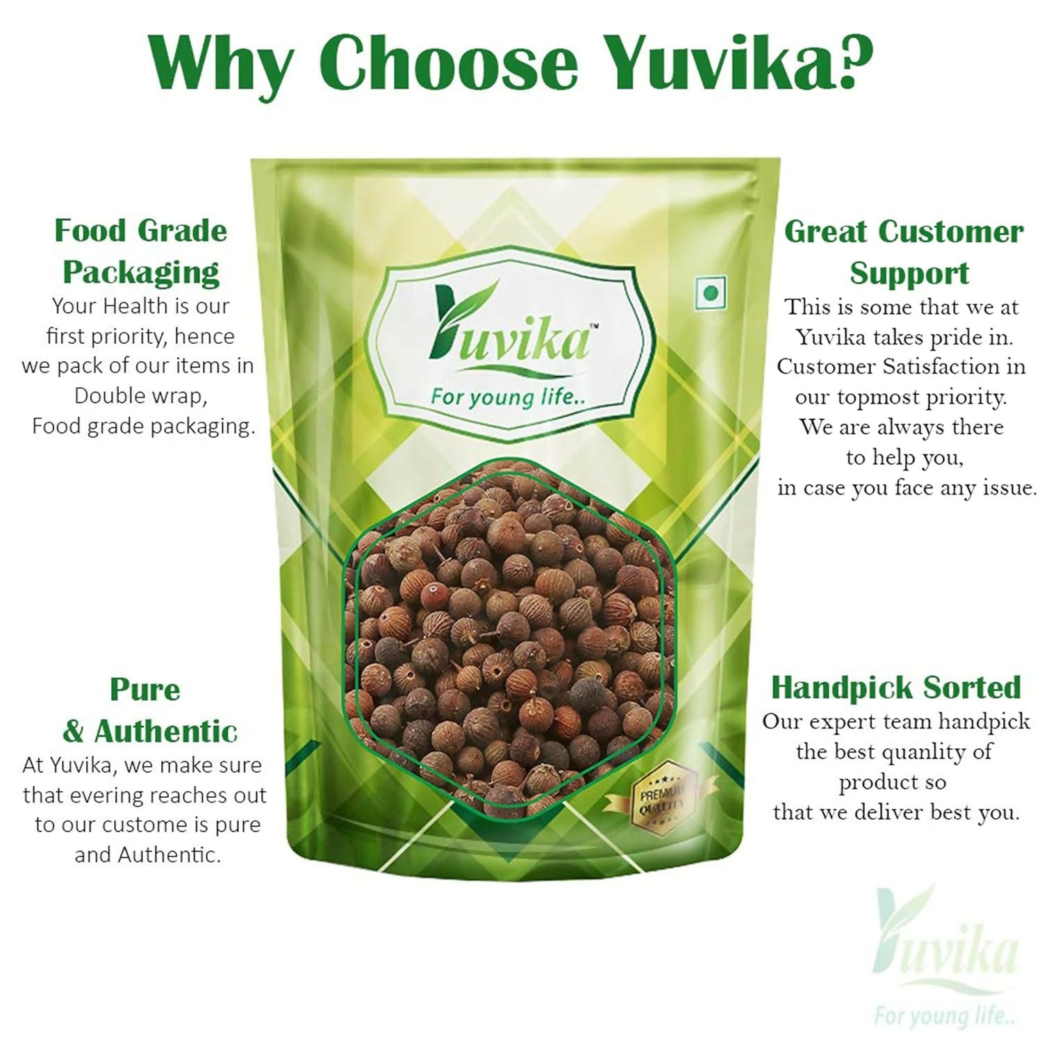 Yuvika Baibadang - Vaivadang Black - Embelia Ribes - False Black Pepper | Swadesiicart