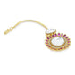 Flower Kundan Maang Tikka- Ruby Raang | Swadesiicart