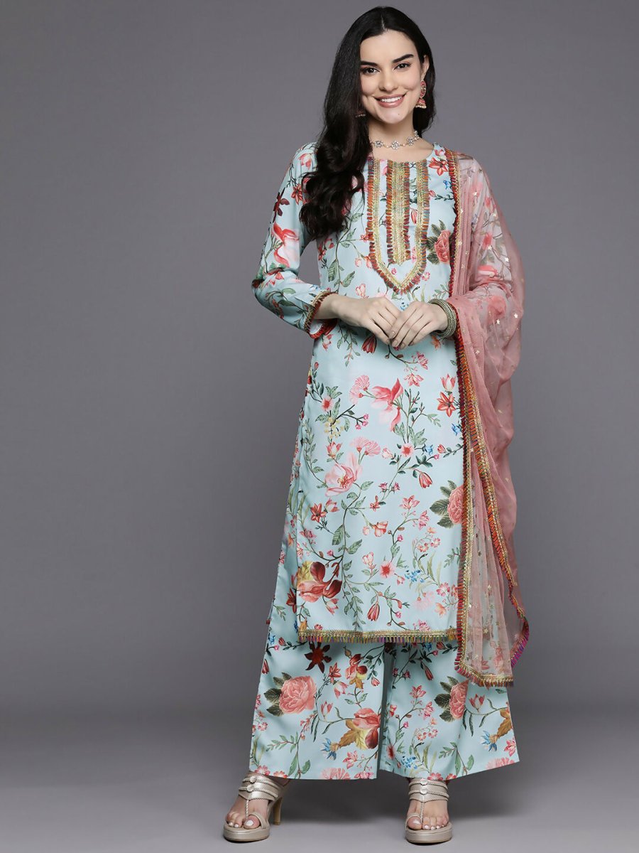 Ahalyaa Women's Traditional wear Kurta Set - Multi Color | Swadesiicart