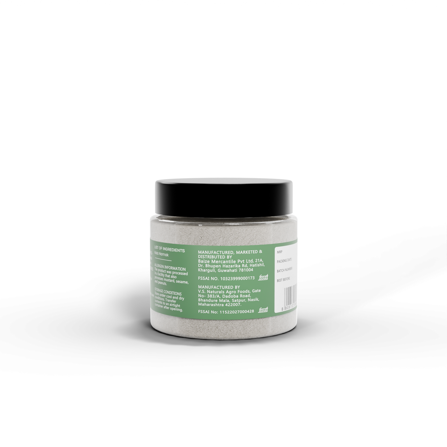 4 - Natural Black Salt - 50g