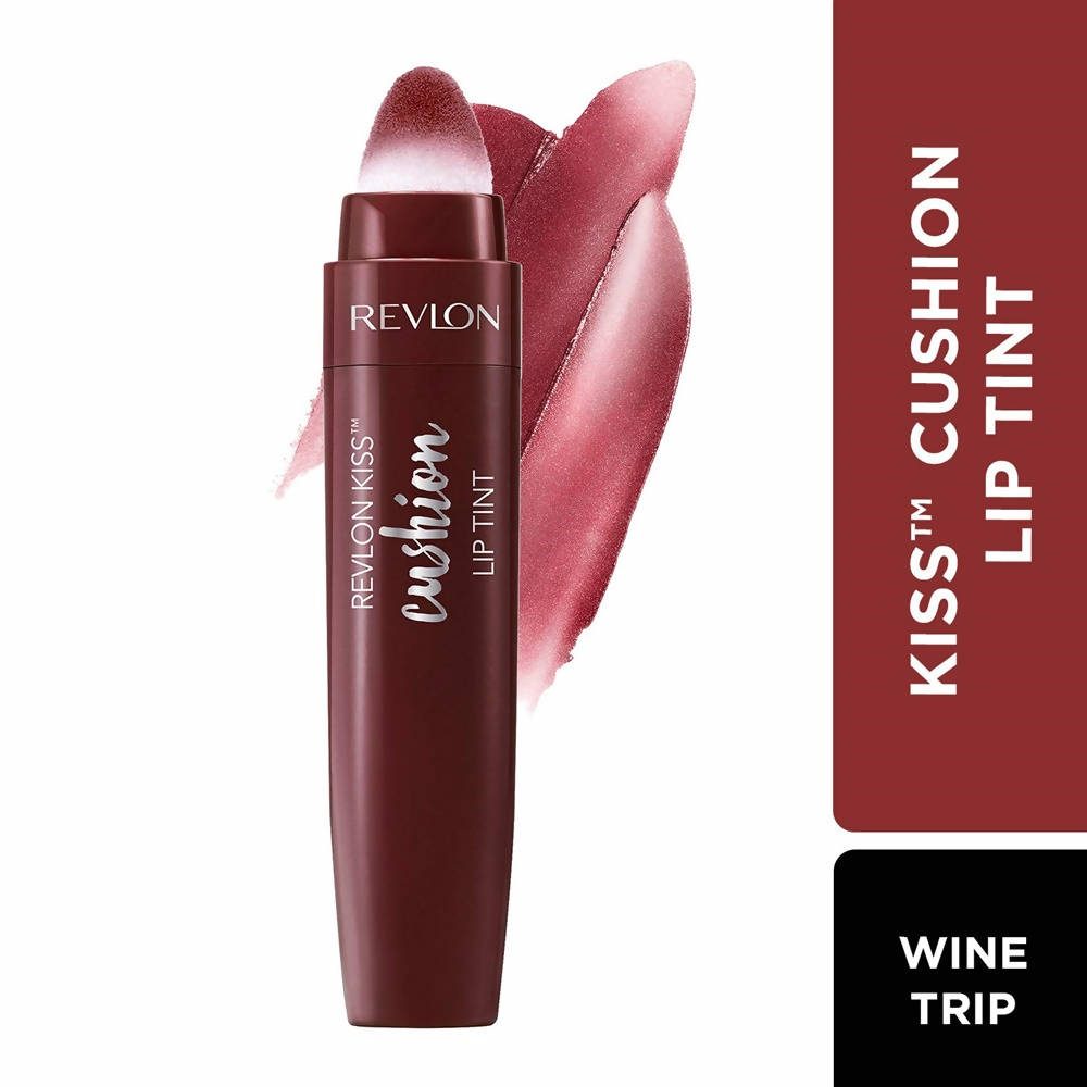 Revlon Kisstty Kiss Cushion Lip Tint - Wine Trip - Swadesiicart