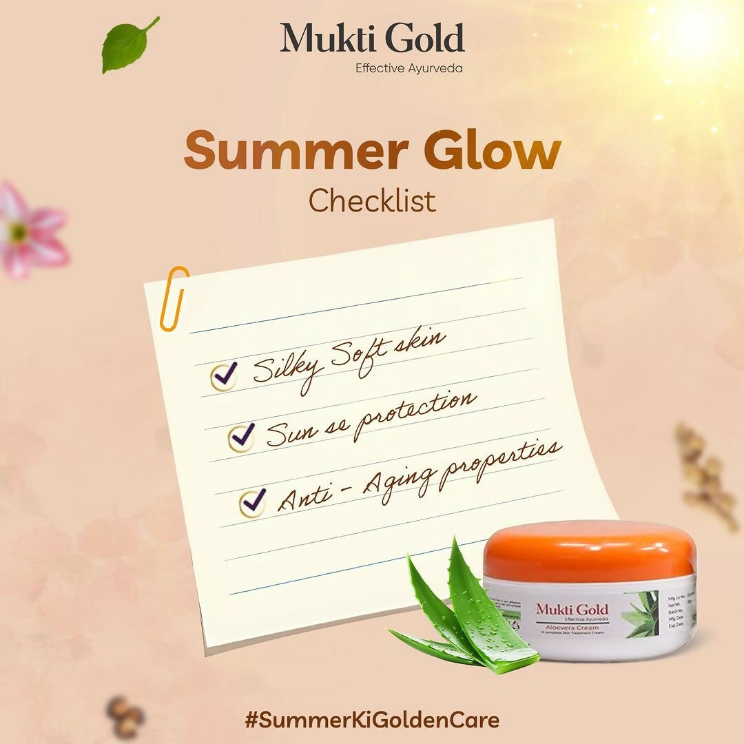 Axiom Mukti Gold Aloevera Cream - Swadesiicart
