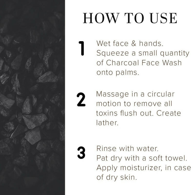 Khadi Natural Activated Bamboo Charcoal Face Wash - Swadesiicart