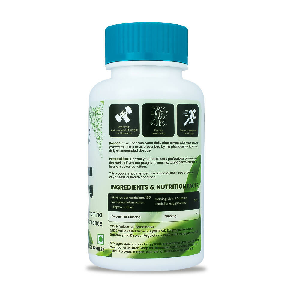 Sprowt Korean Red Ginseng Capsules | Swadesiicart