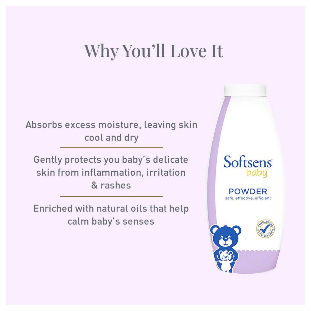 Softsens Baby Powder - Limited Time Offer - Swadesiicart