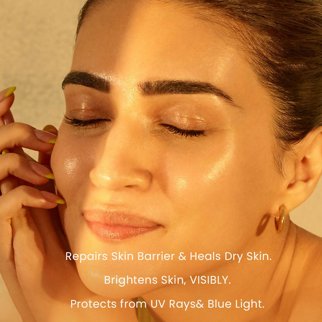 Hyphen By Kriti Sanon CSMS (Cleanser, Serum, Moisturizer, Sunscreen) Normal to Dry Skin Combo | Swadesiicart