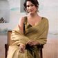 Shree Shyam Fashion Tissue Silk Golden Saree
