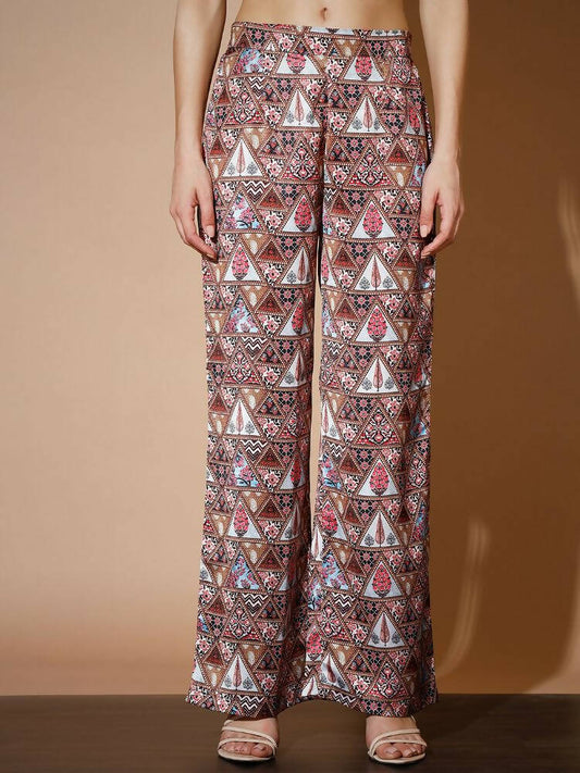 Myshka Women Multi Printed Co-Ords - Swadesiicart