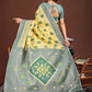 Shree Shyam Fashion Sajni Yellow Linen Cotton Saree