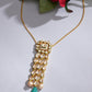 Kundan Necklace (Gold) - Ruby Raang | Swadesiicart