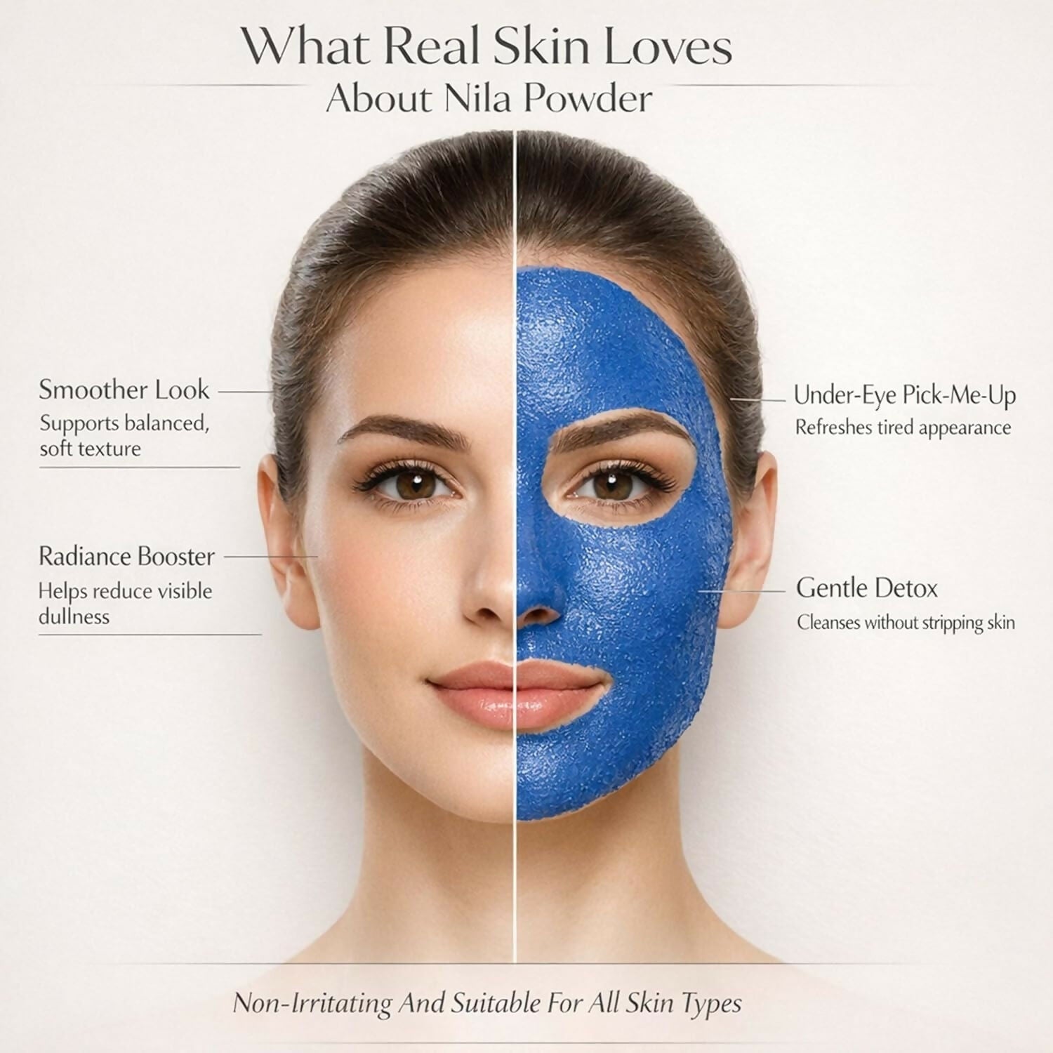 Bare Alpha Moroccan Nila Powder – 100% Natural Indigo Blue Powder