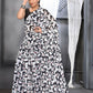Aayaa Designer Printed Georgette Saree - Multi Color