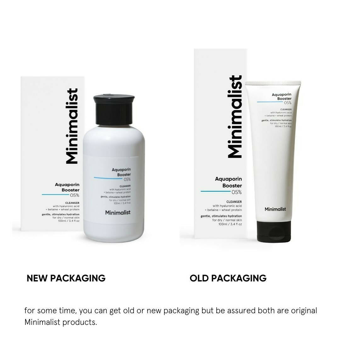 Minimalist Aquaporin Booster 05% Cleanser - Swadesiicart