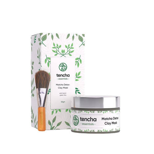 Tencha Essentials Matcha Detox Clay Face Mask | Swadesiicart