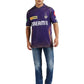 Kolkata Knight Riders Men Purple Printed Half Sleeves Jersey IPL, T20 | Swadesiicart
