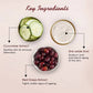 NutriGlow Advanced Organics Red Wine Face Wash - Swadesiicart