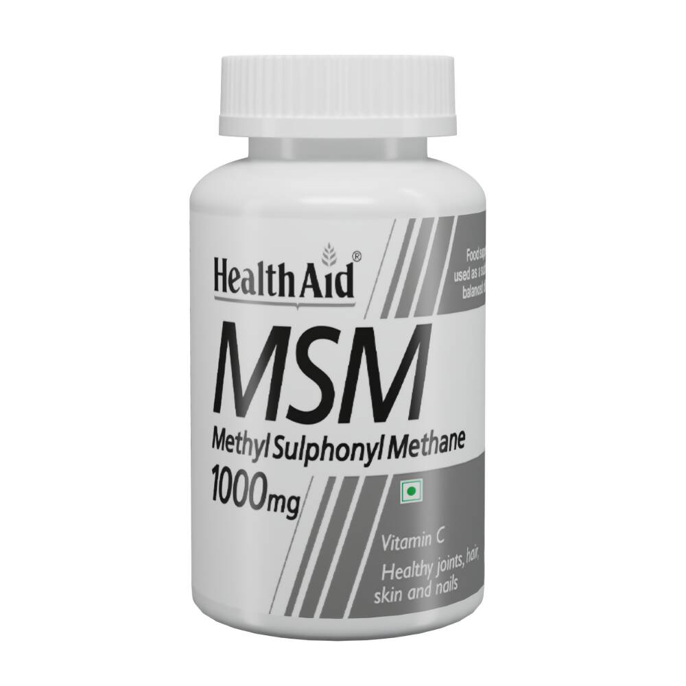 HealthAid MSM 1000 mg Tablets | Swadesiicart
