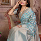 Aastha Fashion Sky Soft Organza Silk Weaving Saree