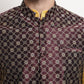 Sojanya Ethnic Motifs Printed Regular Kurta & Pyjamas With Nehru Jacket | Swadesiicart