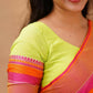 Exclusive Collection Light Green Beautiful Khadi Cotton Handloom Saree - Swadesiicart