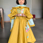 ArthLife Mustard Butterfly Lehenga Choli