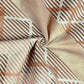Story@home Brown & White Striped Microfiber 180 TC Bedsheet With Pillow Cover - Swadesiicart
