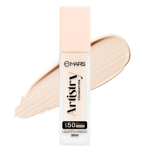 MARS Cosmetics Artistry Liquid Foundation - 01-Warm Vanilla - Swadesiicart