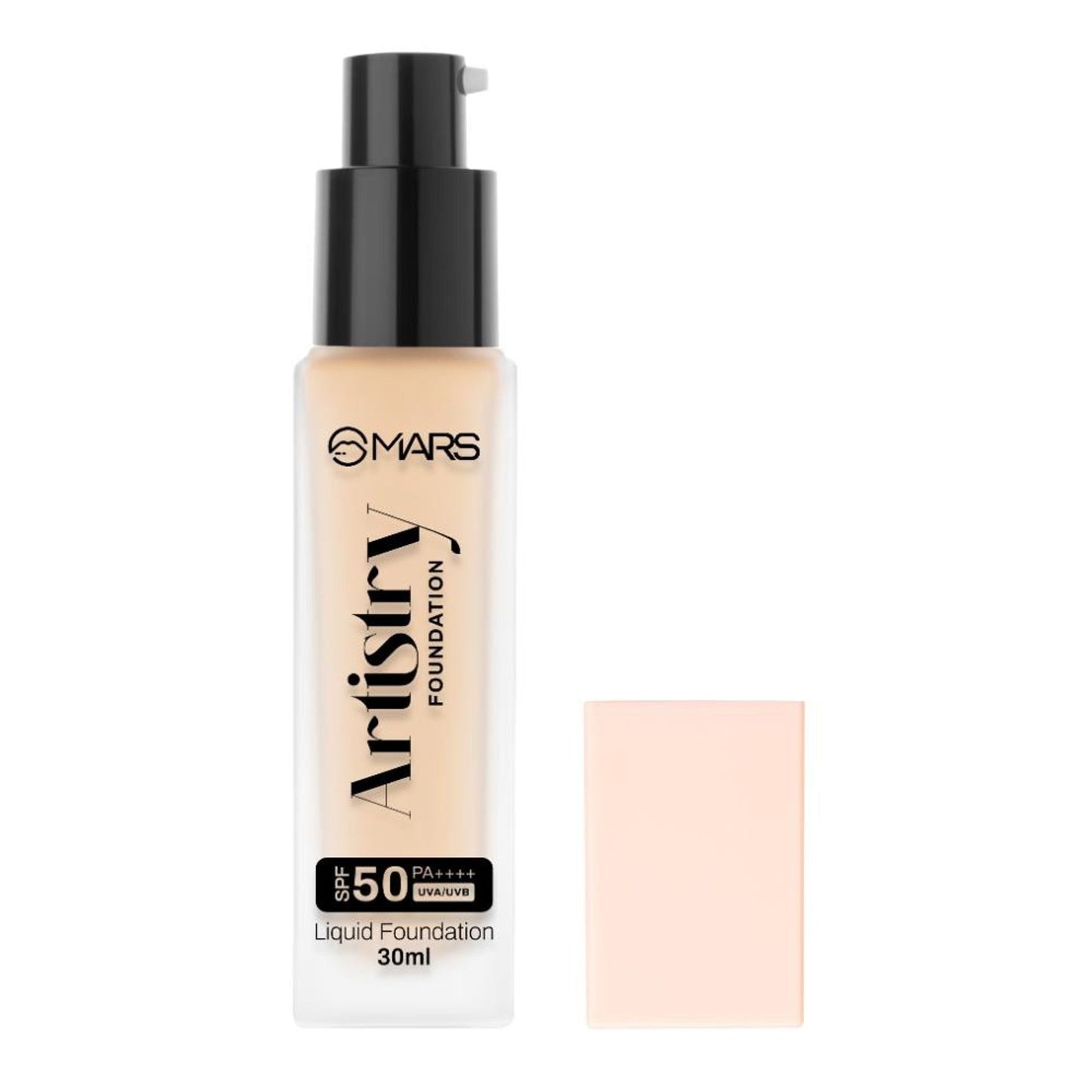 MARS Cosmetics Artistry Liquid Foundation - 02-Soft Beige - Swadesiicart