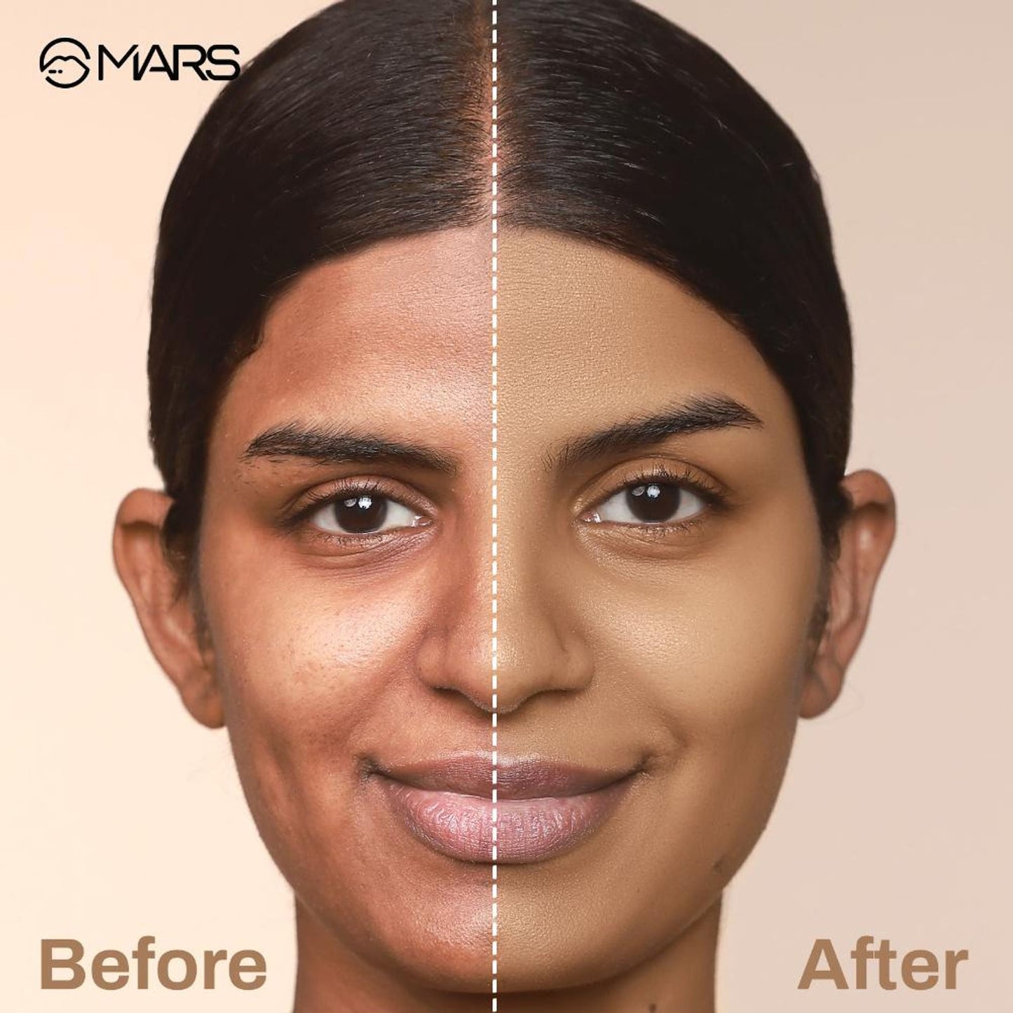 MARS Cosmetics SPF30 PA+++ Zero Blend Weightless Foundation - 02 Shell Coconut - Swadesiicart
