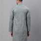 Sojanya Ethnic Motif Embroidered Sequined Work Pure Cotton Kurta | Swadesiicart
