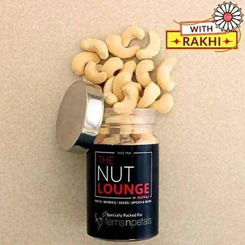 Authentic Design Ganesha Rakhi & Cashew Jar