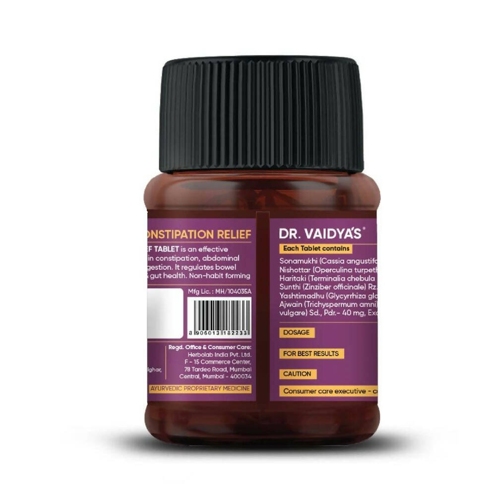 Dr. Vaidya's Constipation Relief Tablets - Swadesiicart