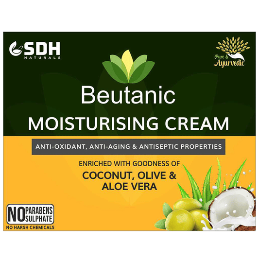 SDH Naturals Beutanic Moisturising Cream Coconut, Olive & Aloe Vera | Swadesiicart