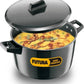 Hawkins Futura Hard Anodized Cook-n-Serve Bowl 5 L with Lid (ACB50) - Swadesiicart