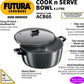Hawkins Futura Hard Anodised Cook-n-Serve Bowl 6 L Capacity (ACB60) - Swadesiicart